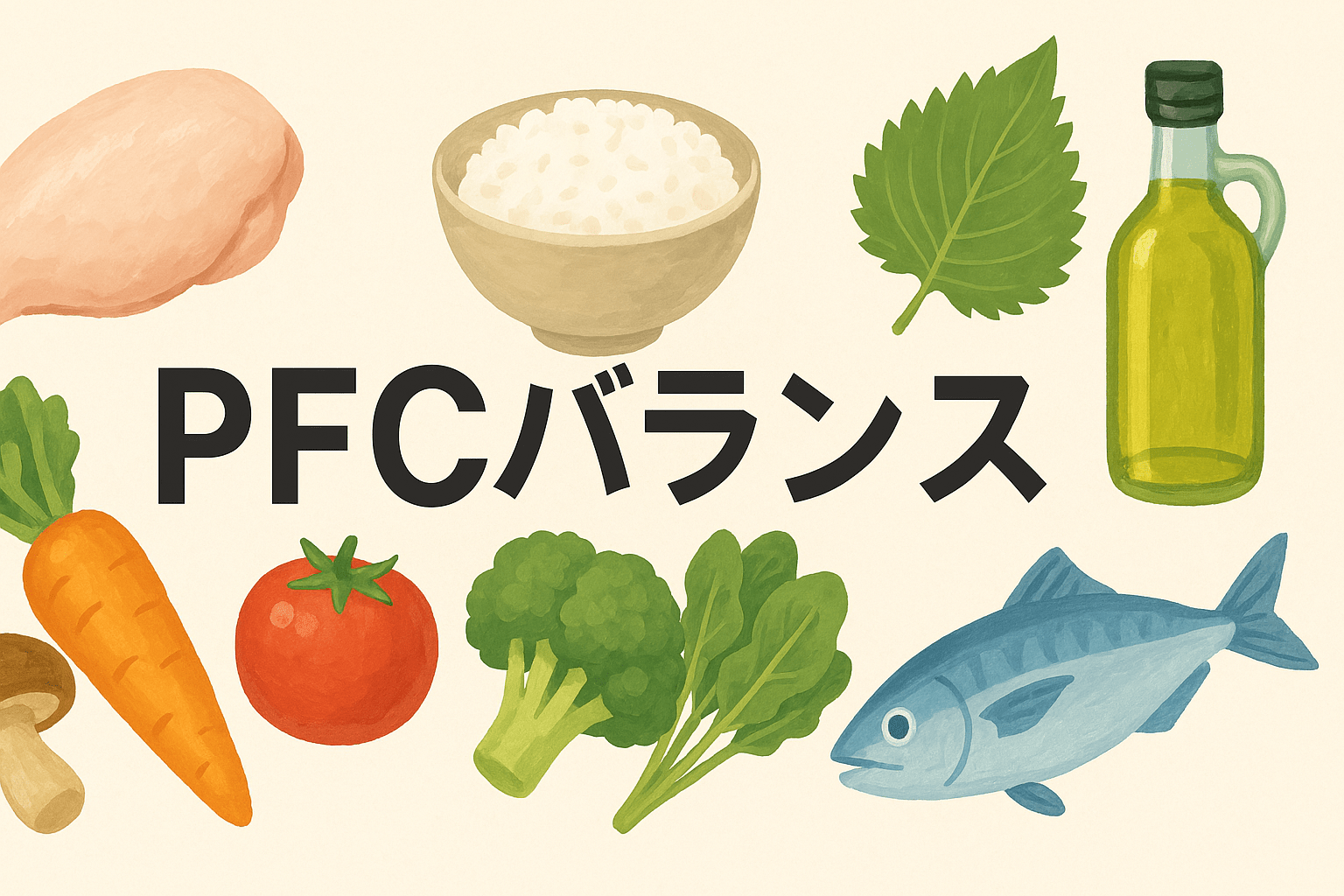 PFCバランスとは？健康維持に欠かせない三大栄養素の黄金比率 ハニュウ薬局